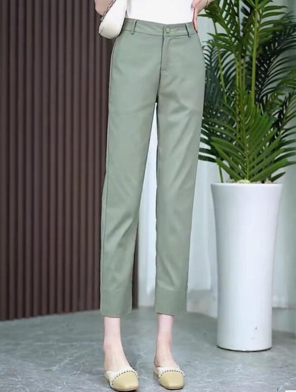 Sage Green Classic Pants | بنطال كلاسيكي أخضر فاتح