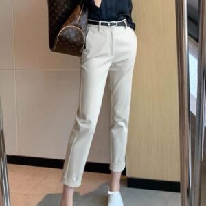 Classic Slim-Fit Trousers | بنطال رسمي بقصة كلاسيكية