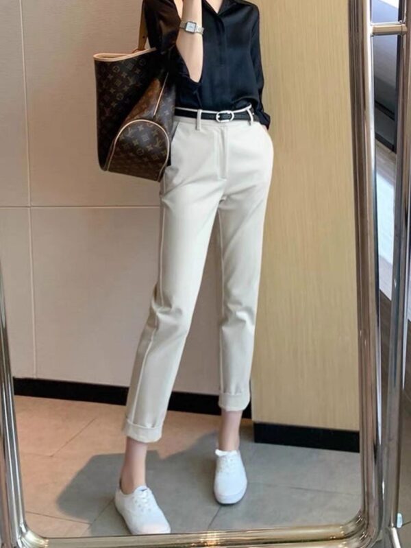 Classic Slim-Fit Trousers | بنطال رسمي بقصة كلاسيكية