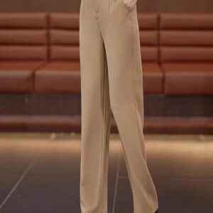 "Smiley" Wide-Leg Trousers | بنطال واسع و أنيق