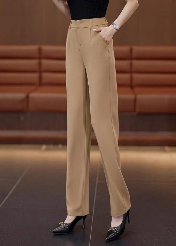 "Smiley" Wide-Leg Trousers | بنطال واسع و أنيق