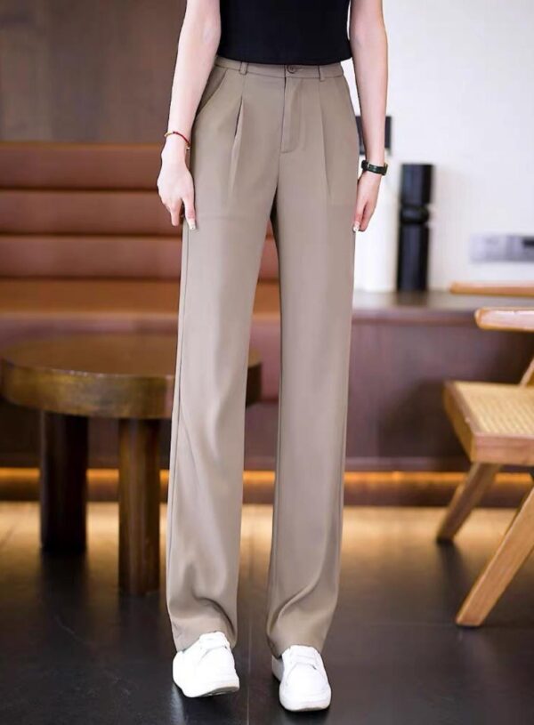 Casual Chic Wide-Leg Pants - بنطال كاجوال أنيق