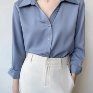 Sky Blue Classic Shirt - قميص أزرق سماوي كلاسيكي