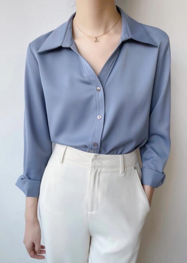 Sky Blue Classic Shirt - قميص أزرق سماوي كلاسيكي