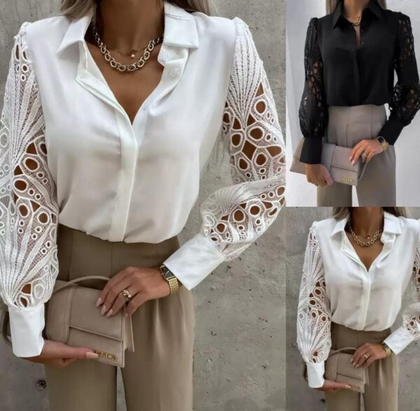 The Classic B&W Shirt - قميص أبيض وأسود كلاسيكي