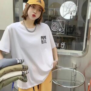 "PAPE RILL" Minimalist Oversized T-shirt | تي شيرت واسع "باب ريل" - ستايل عصري