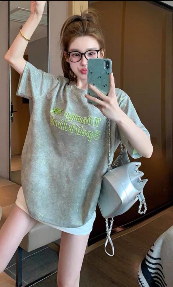 Sporty" Oversized T-shirt | تي شيرت واسع "سبورتي"