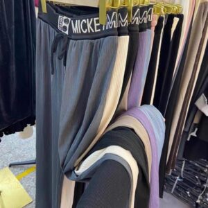 بنطلون رياضي نسائي Sweatpants بخصر "Mickey Mouse" Elastic Waist بألوان متنوعة