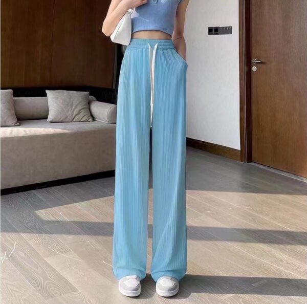 ⁦بنطلون نسائي بليسيه Pleated بألوان متنوعة وخصر مطاطي Elastic Waist⁩ - الصورة ⁦8⁩