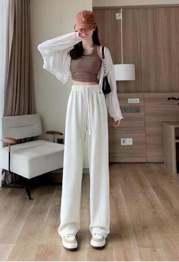 ⁦بنطلون نسائي بليسيه Pleated بألوان متنوعة وخصر مطاطي Elastic Waist⁩ - الصورة ⁦10⁩